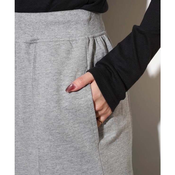 ミニ裏毛セミタイトマキシスカート | atONE | 詳細画像28 