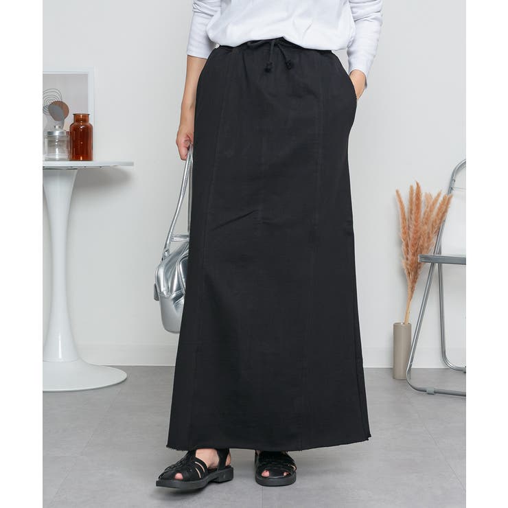 ミニ裏毛セミタイトマキシスカート | atONE | 詳細画像42 