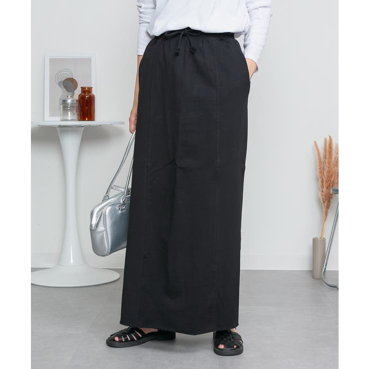 ミニ裏毛セミタイトマキシスカート | atONE | 詳細画像43 