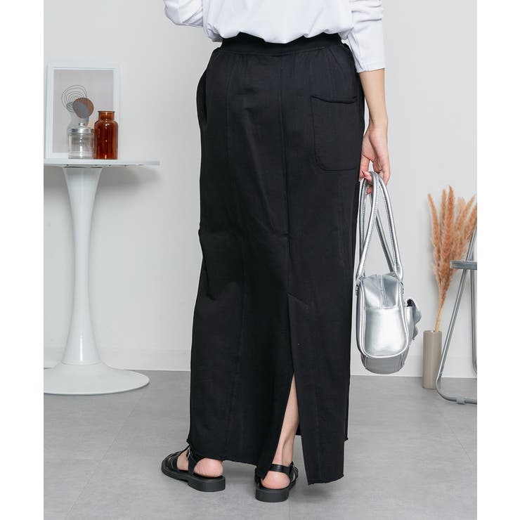 ミニ裏毛セミタイトマキシスカート | atONE | 詳細画像45 