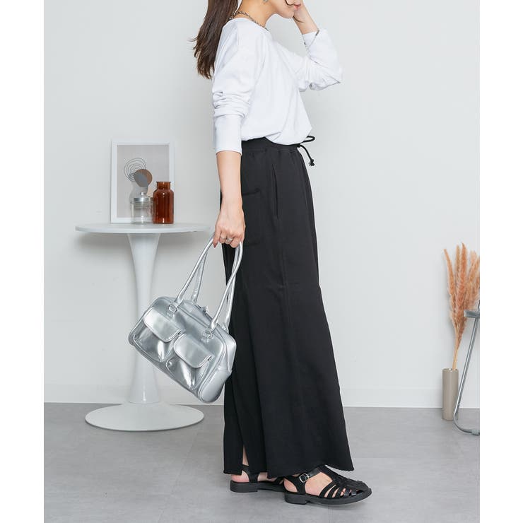 ミニ裏毛セミタイトマキシスカート | atONE | 詳細画像47 