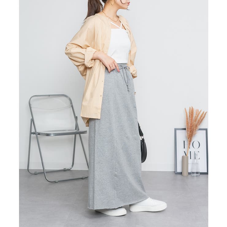 ミニ裏毛セミタイトマキシスカート | atONE | 詳細画像54 