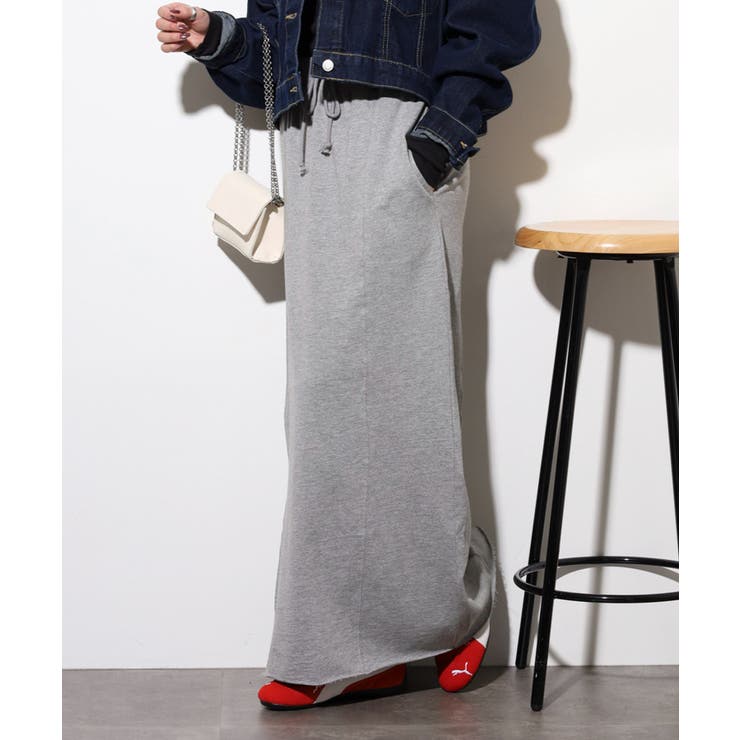 ミニ裏毛セミタイトマキシスカート | atONE | 詳細画像5 