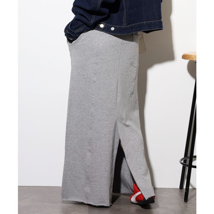 ミニ裏毛セミタイトマキシスカート | atONE | 詳細画像6 