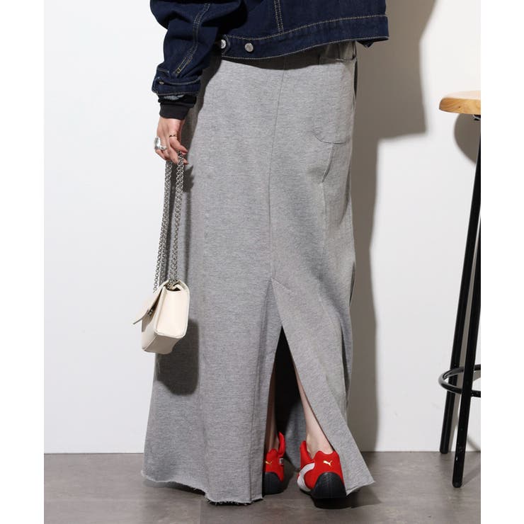 ミニ裏毛セミタイトマキシスカート | atONE | 詳細画像7 