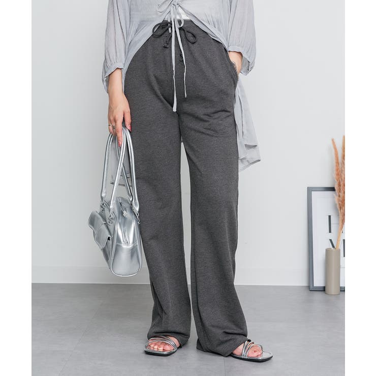 ミニ裏毛セミフレアパンツ | atONE | 詳細画像29 