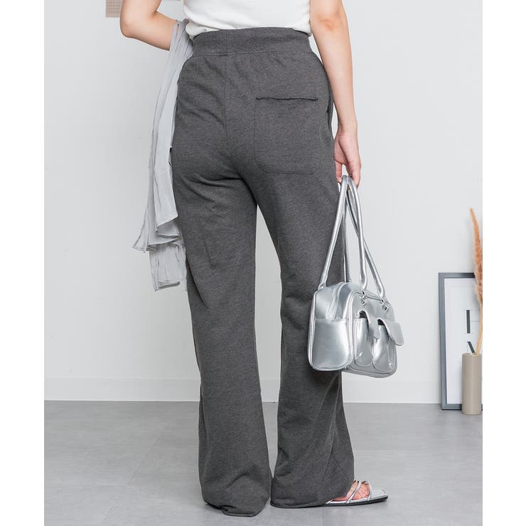 ミニ裏毛セミフレアパンツ | atONE | 詳細画像31 