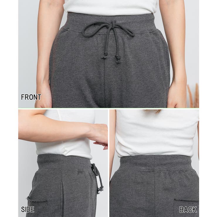 ミニ裏毛セミフレアパンツ | atONE | 詳細画像37 