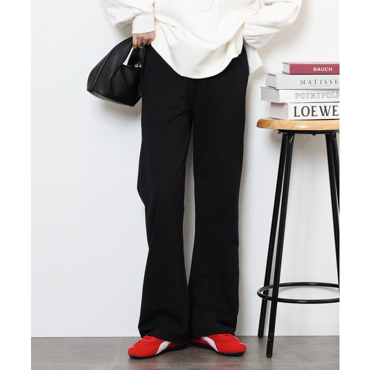 ミニ裏毛セミフレアパンツ | atONE | 詳細画像7 