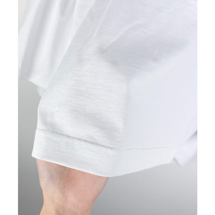 ドロップショルダーギャザースリーブカットソー | atONE | 詳細画像41 