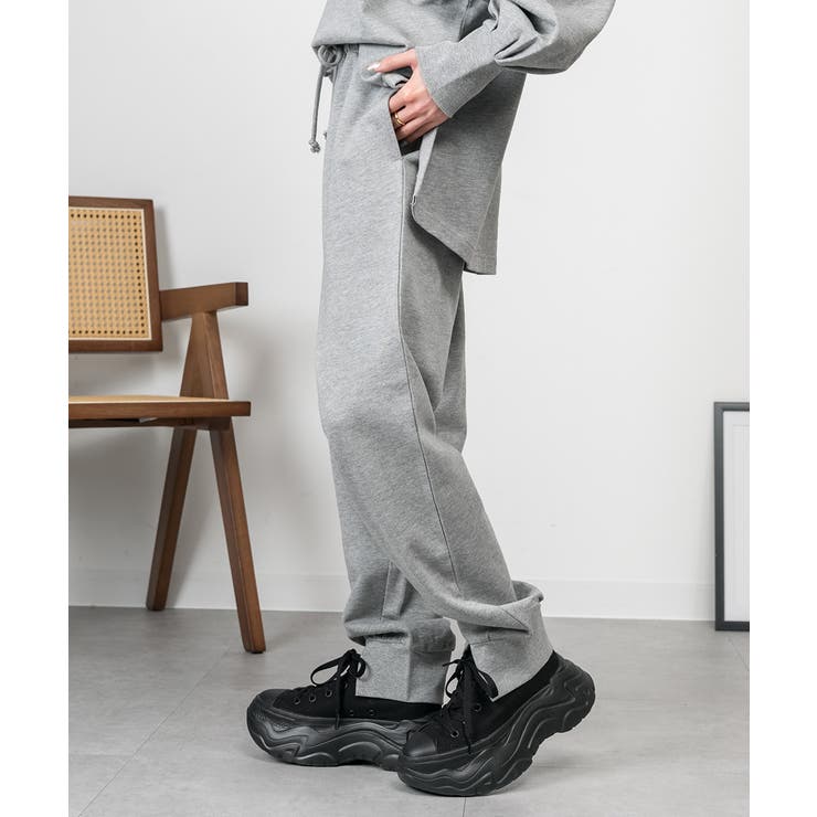 ミニ裏毛スウェットジョガーパンツ | atONE | 詳細画像12 