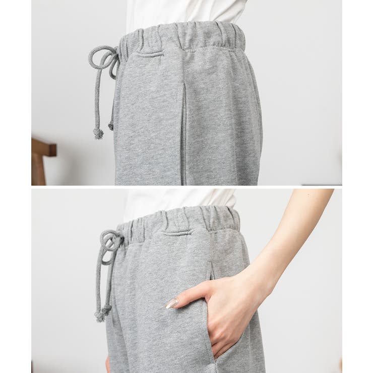 ミニ裏毛スウェットジョガーパンツ | atONE | 詳細画像21 