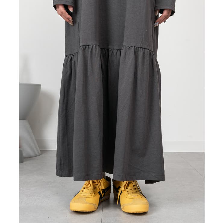 ダブルフリル長袖ワンピース | atONE | 詳細画像40 