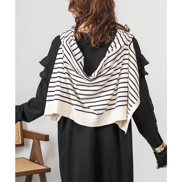 ダブルフリル長袖ワンピース | atONE | 詳細画像8 