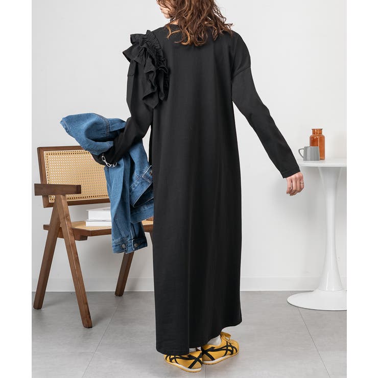 片袖フリルワンピース | atONE | 詳細画像9 