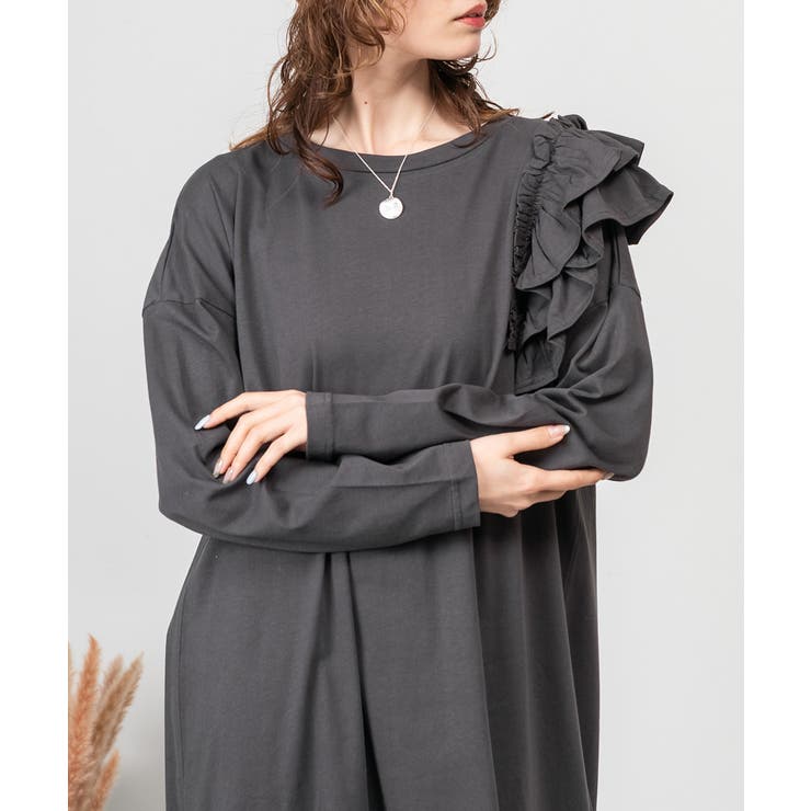 片袖フリルワンピース | atONE | 詳細画像10 