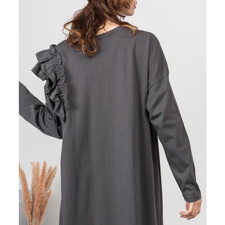 片袖フリルワンピース | atONE | 詳細画像13 