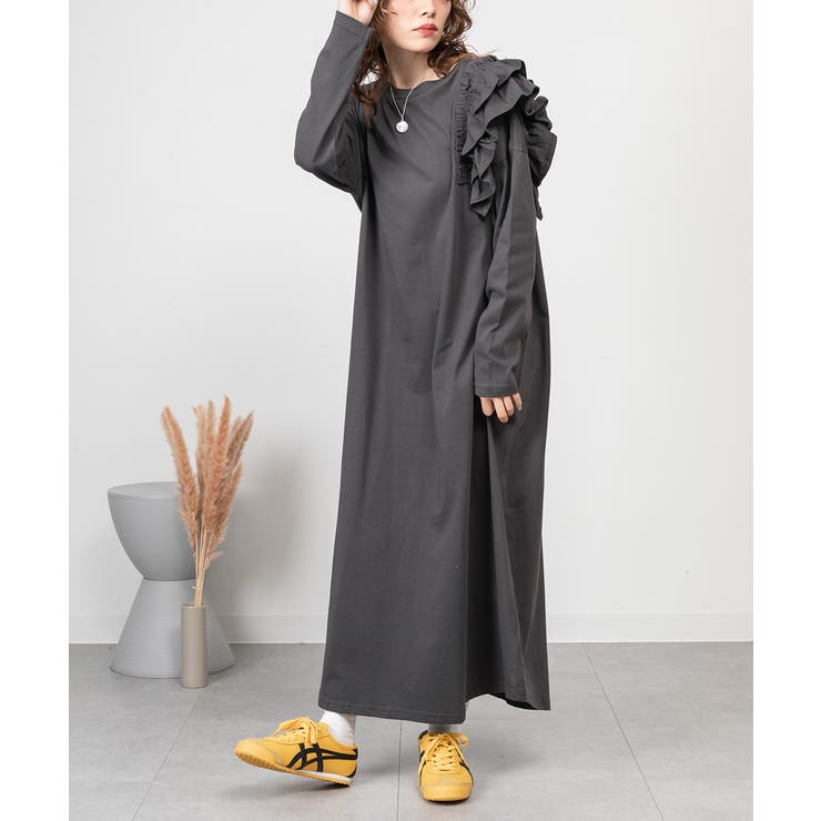 片袖フリルワンピース | atONE | 詳細画像14 