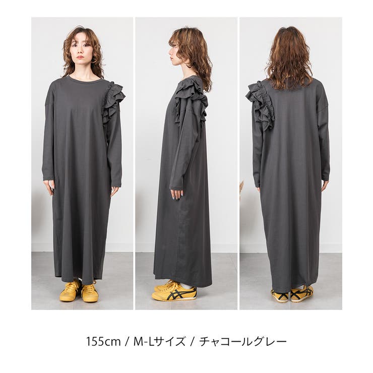 片袖フリルワンピース | atONE | 詳細画像17 