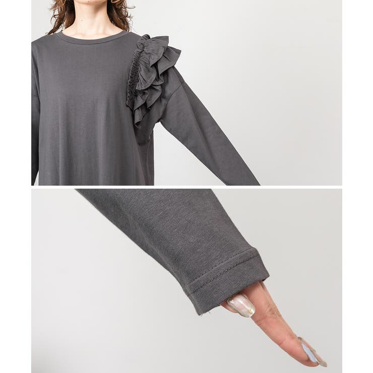 片袖フリルワンピース | atONE | 詳細画像21 