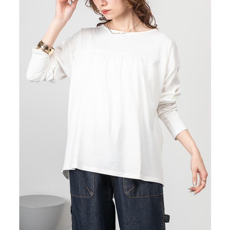 バックダブル長袖Tシャツ | atONE | 詳細画像11 