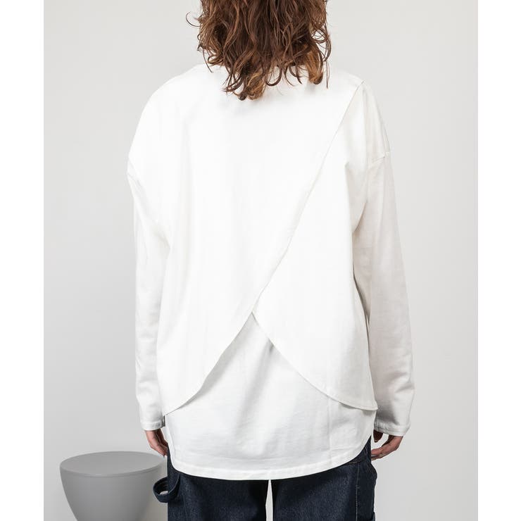 バックダブル長袖Tシャツ | atONE | 詳細画像24 