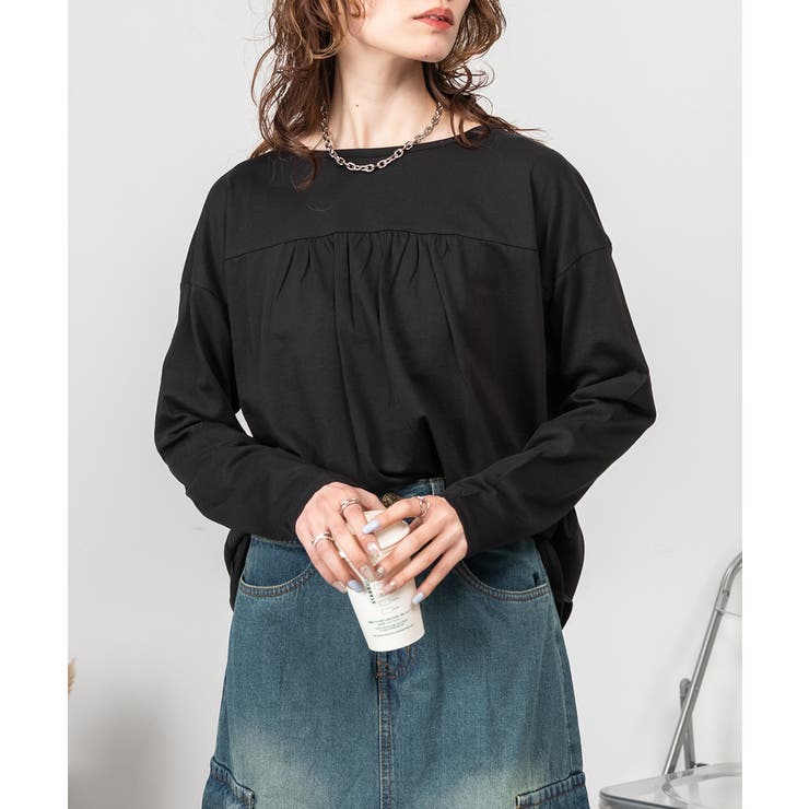 バックダブル長袖Tシャツ | atONE | 詳細画像3 