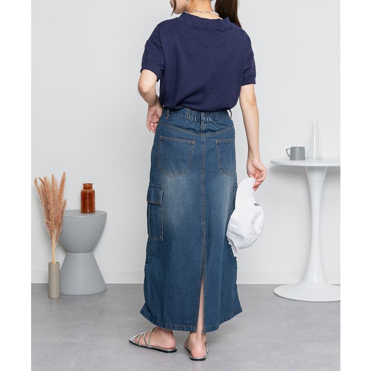 Vネックドルマン半袖綿ニット セーター カーディガン | atONE | 詳細画像22 