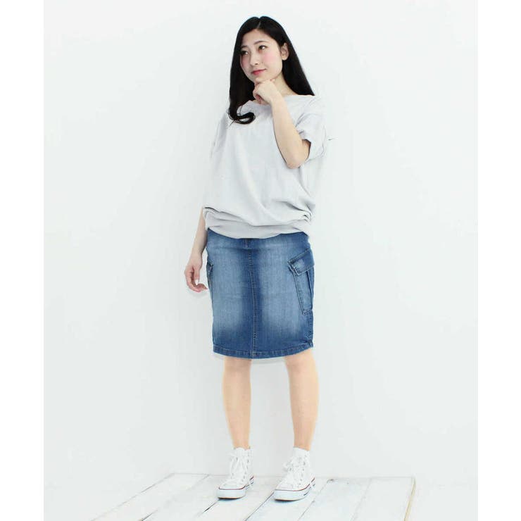 Vネックドルマン半袖綿ニット セーター カーディガン | atONE | 詳細画像16 