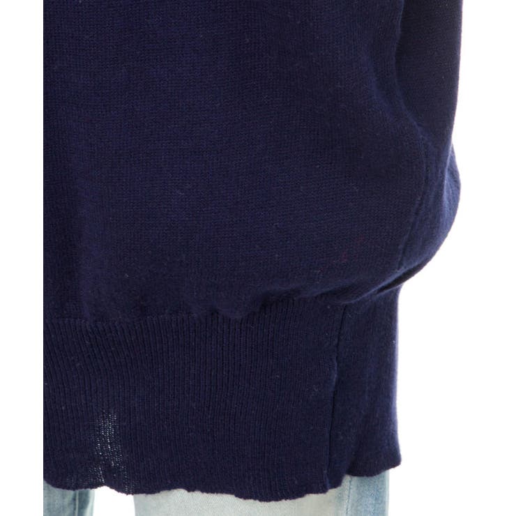 Vネックドルマン半袖綿ニット セーター カーディガン | atONE | 詳細画像31 