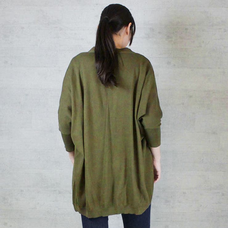 綿ニットドルマンカーディガン トップス 夏服 | atONE | 詳細画像27 