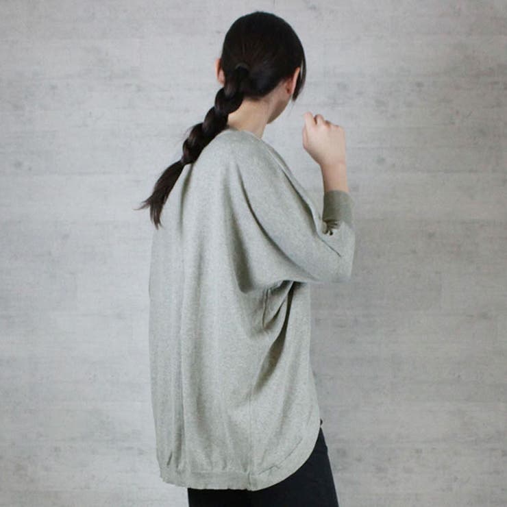 綿ニットドルマンカーディガン トップス 夏服 | atONE | 詳細画像32 