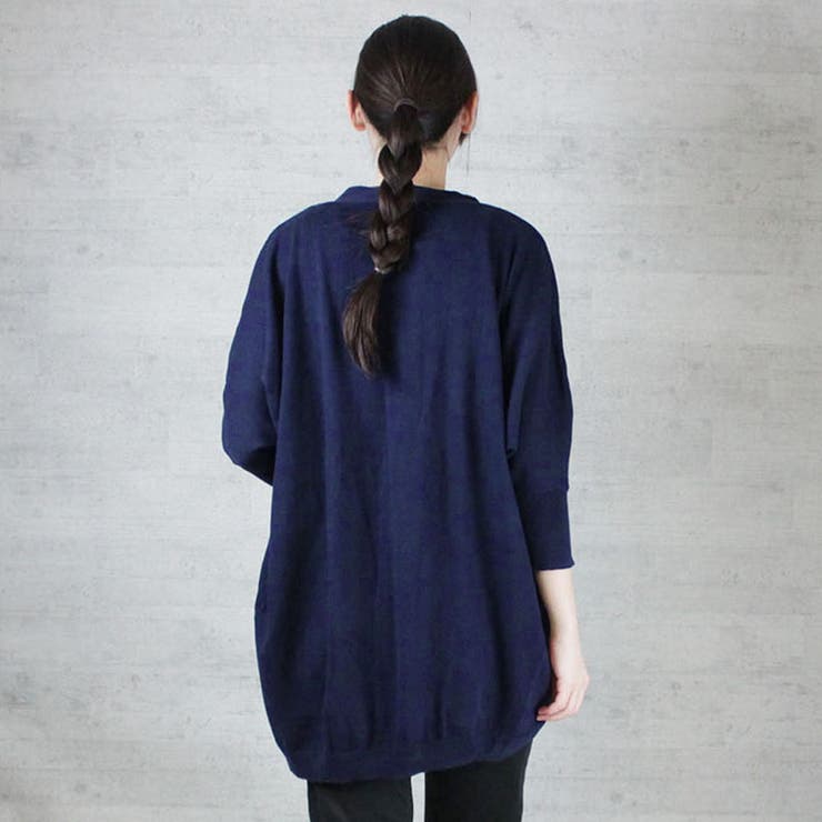 綿ニットドルマンカーディガン トップス 夏服 | atONE | 詳細画像36 