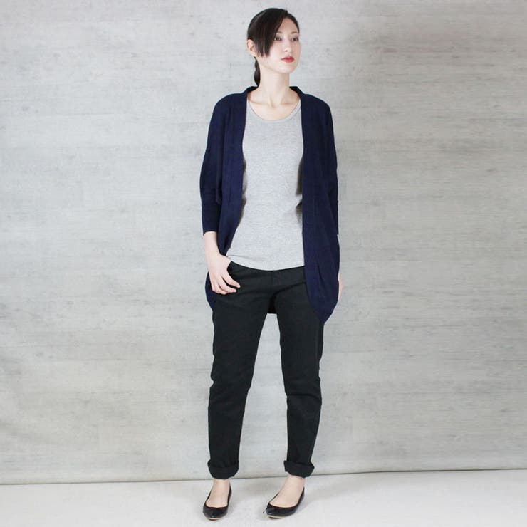 綿ニットドルマンカーディガン トップス 夏服 | atONE | 詳細画像45 
