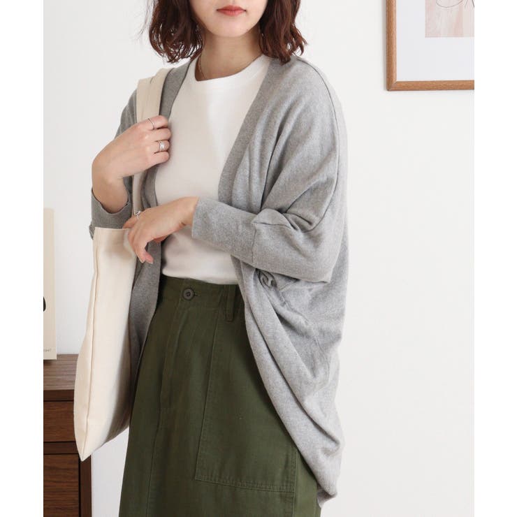 綿ニットドルマンカーディガン トップス 夏服 | atONE | 詳細画像58 