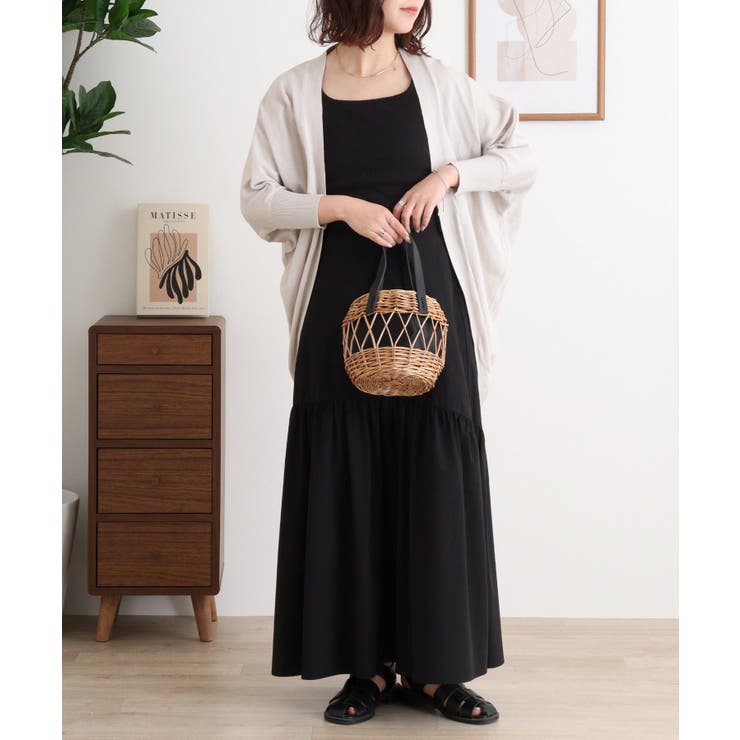 綿ニットドルマンカーディガン トップス 夏服 | atONE | 詳細画像65 