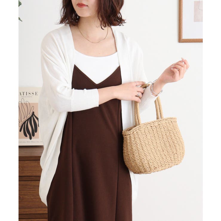 美品 YONFA 24SS ドルマンカーディガン ベスト ニット アンサンブル 綿ニットドルマンカーディガン トップス 夏服[品番：ATOW0000447