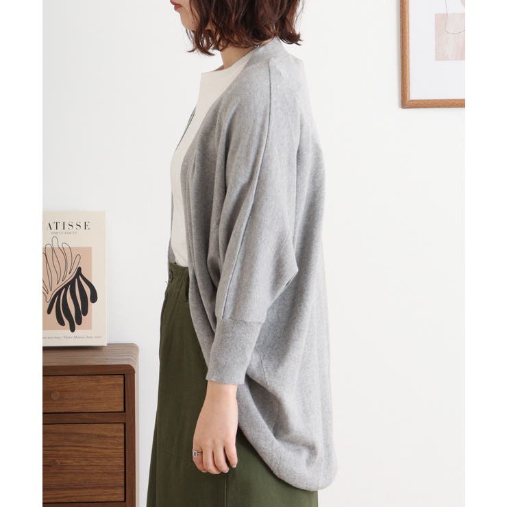 綿ニットドルマンカーディガン トップス 夏服 | atONE | 詳細画像72 