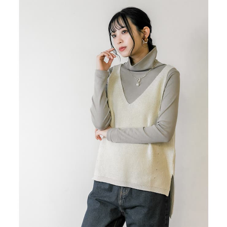 ニットキャミソール | atONE | 詳細画像24 