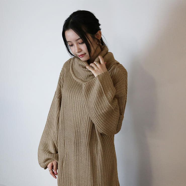 ニットワンピース ニット オーバーサイズ | atONE | 詳細画像6 