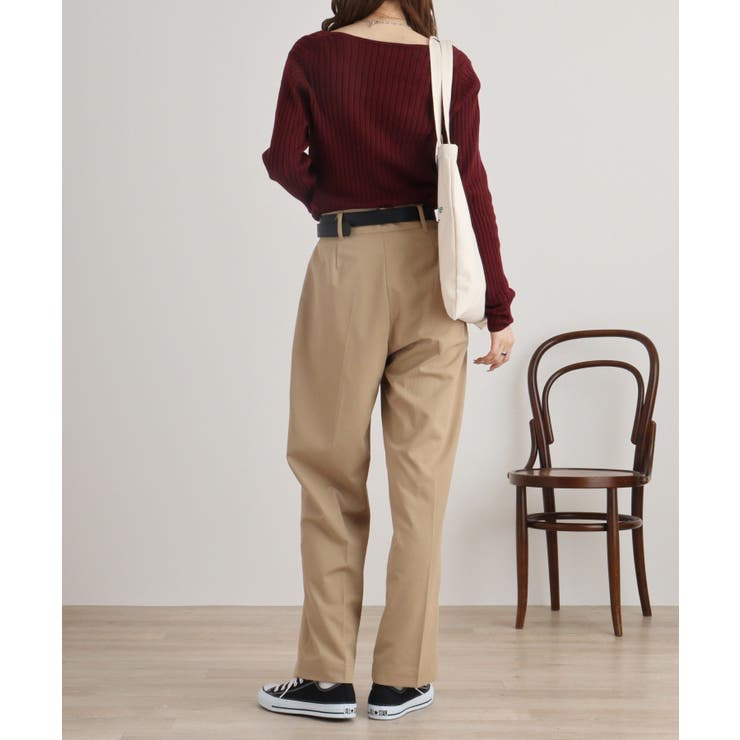 Vネックリブニット | atONE | 詳細画像74 