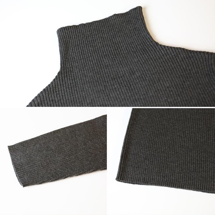 タートルネックリブニット | atONE | 詳細画像13 