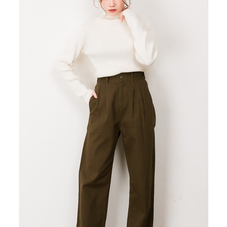 タートルネックリブニット | atONE | 詳細画像21 