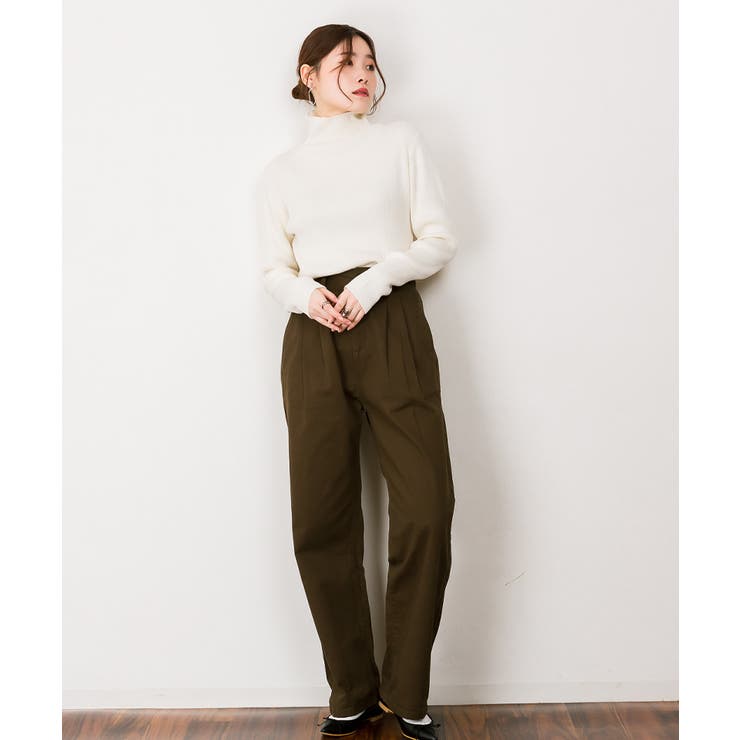 タートルネックリブニット | atONE | 詳細画像22 