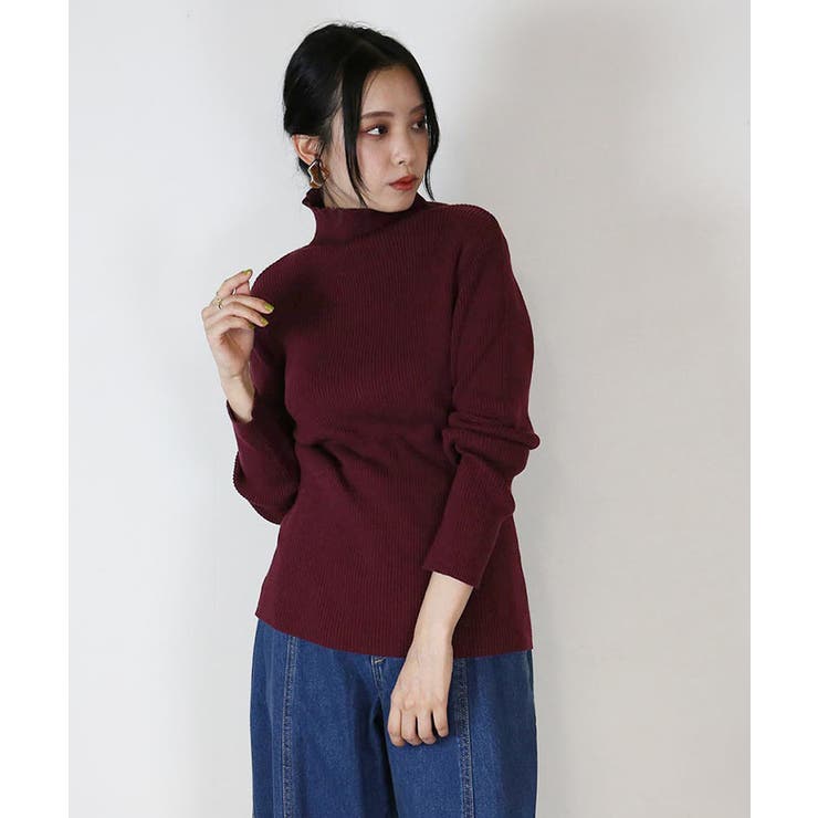 タートルネックリブニット | atONE | 詳細画像28 