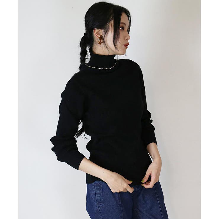 タートルネックリブニット | atONE | 詳細画像32 