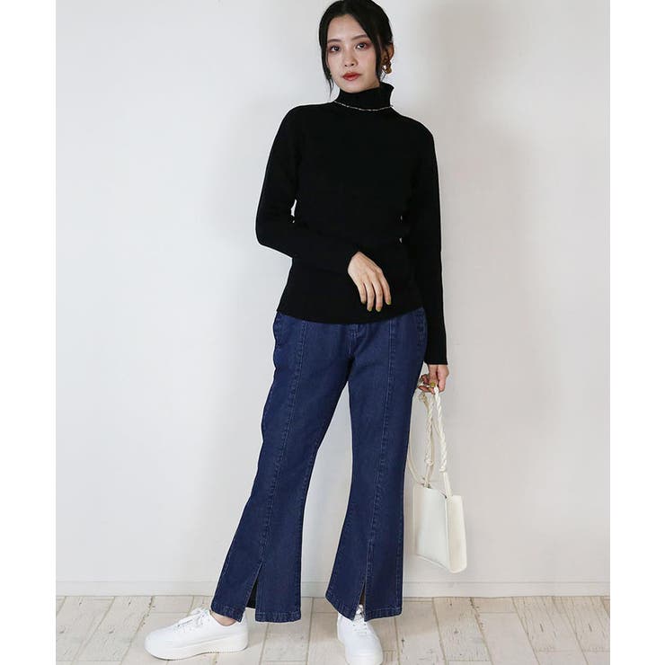 タートルネックリブニット | atONE | 詳細画像33 