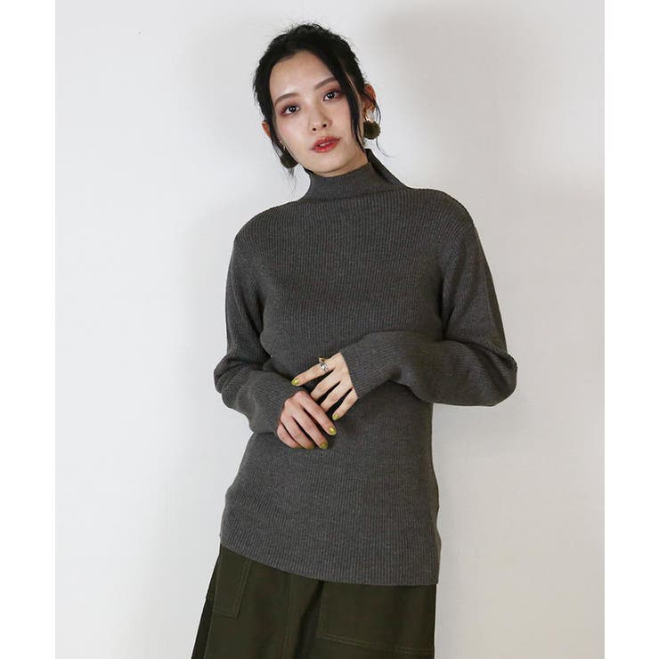 タートルネックリブニット | atONE | 詳細画像34 