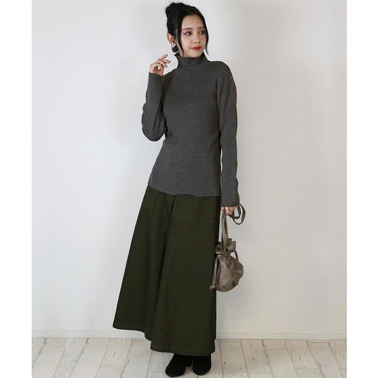 タートルネックリブニット | atONE | 詳細画像36 