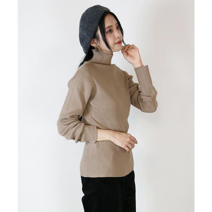 タートルネックリブニット | atONE | 詳細画像38 